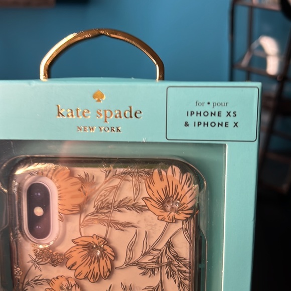 Kate Spade New York Floral Phone Case with Popsocket iPhone XS & iPhone X - Picture 4 of 8